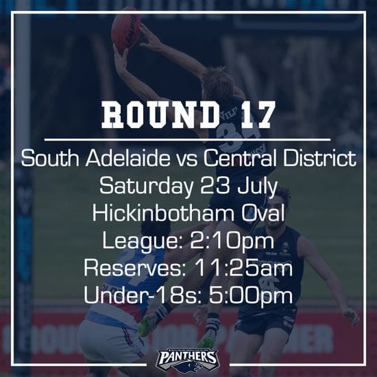 Round 17: South vs Centrals - Teams